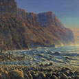 Art by David Rosenthal Oil Painting, Chignik Bay